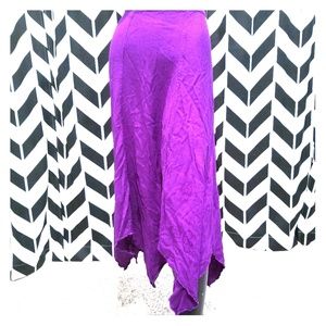 🧚Fairy Witchy Beachy Purple Skirt With Embroidery